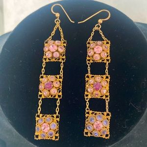 Handmade crystal earrings